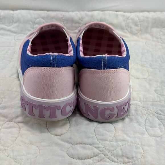 Woman’s Disney stitch size US 6 stitch slip on canvas, tennis shoes - Picture 5 of 9